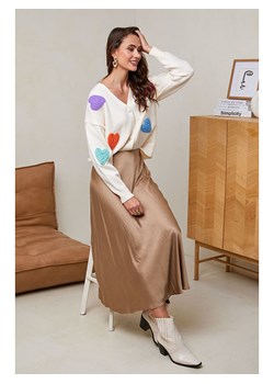 Soft Cashmere Kardigan w kolorze kremowym ze sklepu Limango Polska w kategorii Swetry damskie - zdjęcie 188701270