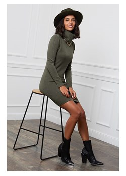L'armoire de Suzette Sukienka dzianinowa w kolorze khaki ze sklepu Limango Polska w kategorii Sukienki - zdjęcie 188701814