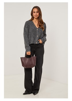 Soft Cashmere Kardigan w kolorze ciemnoszarym ze sklepu Limango Polska w kategorii Swetry damskie - zdjęcie 188701884