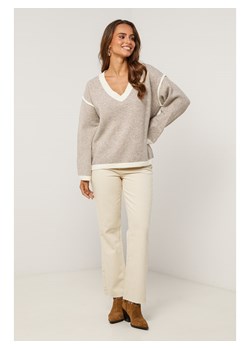 Soft Cashmere Sweter w kolorze szarobrązowym ze sklepu Limango Polska w kategorii Swetry damskie - zdjęcie 188701934