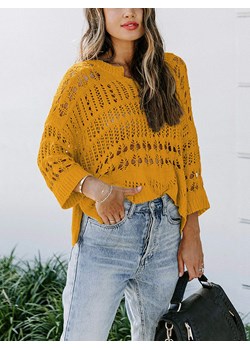 LA Angels Sweter w kolorze jasnobrązowym ze sklepu Limango Polska w kategorii Swetry damskie - zdjęcie 188702863