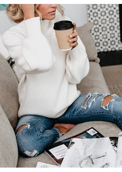 LA Angels Sweter w kolorze białym ze sklepu Limango Polska w kategorii Swetry damskie - zdjęcie 188704482