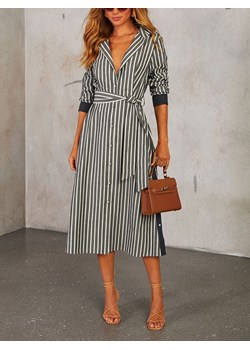 LA Angels Sukienka w kolorze antracytowo-białym ze sklepu Limango Polska w kategorii Sukienki - zdjęcie 188705410