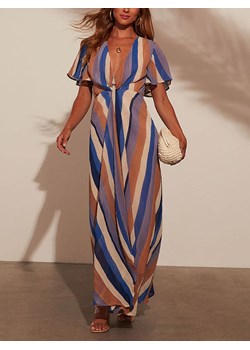 LA Angels Sukienka w kolorze niebiesko-karmelowym ze sklepu Limango Polska w kategorii Sukienki - zdjęcie 188705911