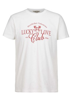 Herrlicher Koszulka "Valentine" w kolorze białym ze sklepu Limango Polska w kategorii T-shirty męskie - zdjęcie 188707111