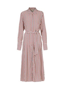 Herrlicher Sukienka w kolorze biało-czerwono-antracytowym ze sklepu Limango Polska w kategorii Sukienki - zdjęcie 188707364