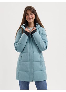 TRAVELIN' Płaszcz zimowy w kolorze błękitnym ze sklepu Limango Polska w kategorii Kurtki damskie - zdjęcie 188708740