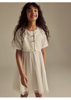 Reserved - Sukienka z bolerkiem - biały ze sklepu Reserved w kategorii Sukienki dziewczęce - zdjęcie 188709710