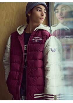 Reserved - Kurtka bomber - bordowy ze sklepu Reserved w kategorii Kurtki chłopięce - zdjęcie 188709950