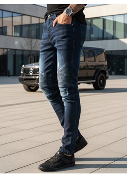 Spodnie męskie niebieskie Dstreet UX3804 ze sklepu DSTREET.PL w kategorii Spodnie męskie - zdjęcie 188710804