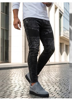 Spodnie męskie jeansowe czarne Dstreet UX3939 ze sklepu DSTREET.PL w kategorii Spodnie męskie - zdjęcie 188710894
