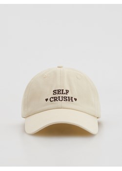 Reserved - Czapka z daszkiem - beżowy ze sklepu Reserved w kategorii Czapki z daszkiem damskie - zdjęcie 188711252