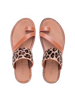 Japonki Sergio Bardi SB-50-09-000472 Brązowy ze sklepu eobuwie.pl w kategorii Klapki damskie - zdjęcie 188711501