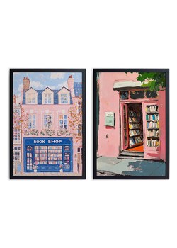 Madre Selva Druki artystyczne (2 szt.) "Books" w ramce - 30 x 40 cm ze sklepu Limango Polska w kategorii Obrazy - zdjęcie 188712043