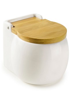 Ibili Pojemnik w kolorze beżowo-białym na sól - 10 x 12 cm ze sklepu Limango Polska w kategorii Pojemniki kuchenne - zdjęcie 188712163