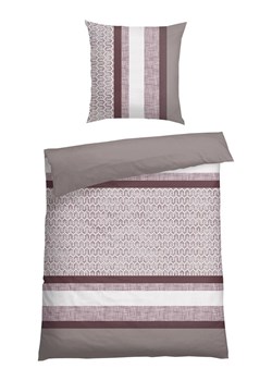 Schiesser Komplet pościeli renforcé "Siena" w kolorze beżowo-czerwonym ze sklepu Limango Polska w kategorii Pościele - zdjęcie 188712512