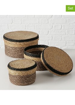 Boltze Kosze (3 szt.) "Babou" w kolorze brązowym ze sklepu Limango Polska w kategorii Pojemniki kuchenne - zdjęcie 188712743