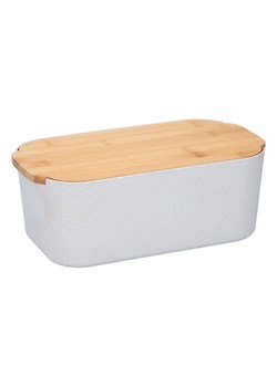 Alpina Chlebak w kolorze biało-jasnobrązowym - 33 x 18,5 x 12 cm ze sklepu Limango Polska w kategorii Pojemniki kuchenne - zdjęcie 188712790