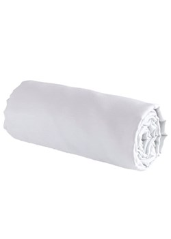 maison héritage PARIS Satynowe prześcieradło w kolorze białym na gumce ze sklepu Limango Polska w kategorii Tekstylia - zdjęcie 188712860