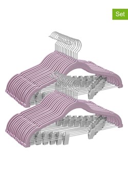 SONGMICS Wieszaki (30 szt.) w kolorze fioletowym na ubrania - 42,5 x 23,5 cm ze sklepu Limango Polska w kategorii Szafy - zdjęcie 188712882