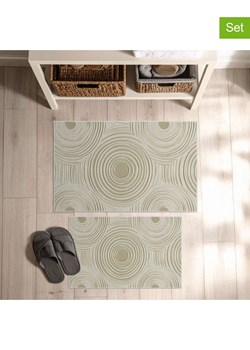 Colourful Cotton Dywaniki łazienkowe (2 szt.) w kolorze beżowym ze sklepu Limango Polska w kategorii Akcesoria łazienkowe - zdjęcie 188713122