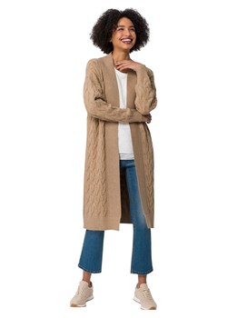 Heine Kardigan w kolorze jasnobrązowym ze sklepu Limango Polska w kategorii Swetry damskie - zdjęcie 188713284