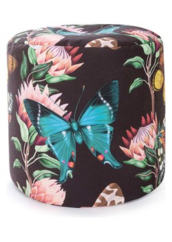 Magma Heimtex Puf "Nachtfalter" w kolorze czarnym ze wzorem - wys. 50 cm ze sklepu Limango Polska w kategorii Pufy i siedziska - zdjęcie 188713470