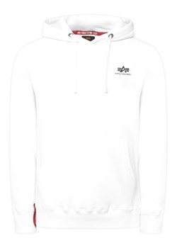 Alpha Industries Bluza Basic 196318 Biały Regular Fit ze sklepu MODIVO w kategorii Bluzy męskie - zdjęcie 188713841