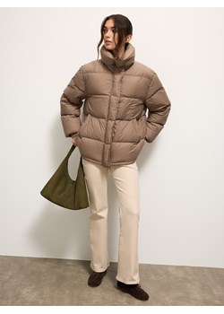 Mohito - Puchowa beżowa kurtka - brązowy ze sklepu Mohito w kategorii Kurtki damskie - zdjęcie 188714342