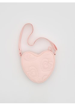 Reserved - Torebka serduszko - pastelowy róż ze sklepu Reserved w kategorii Torby i walizki dziecięce - zdjęcie 188715010