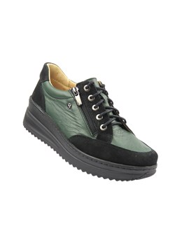 Skórzane półbuty damskie Helios 431, c.zielony ze sklepu ulubioneobuwie w kategorii Półbuty damskie - zdjęcie 188715032
