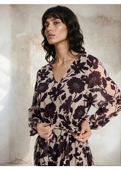 Sinsay - Rozkloszowana sukienka mini w kwiaty - wielobarwny ze sklepu Sinsay w kategorii Sukienki - zdjęcie 188715762