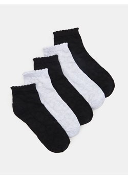 Sinsay - Skarpety ze strukturalnej dzianiny 5 pack - wielobarwny ze sklepu Sinsay w kategorii Skarpetki damskie - zdjęcie 188715800