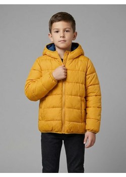 Sinsay - Pikowana kurtka puffer z kapturem - żółty ze sklepu Sinsay w kategorii Kurtki chłopięce - zdjęcie 188715864
