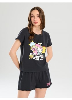 Sinsay - Piżama dwuczęściowa Hello Kitty - szary ze sklepu Sinsay w kategorii Piżamy damskie - zdjęcie 188715893