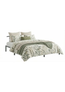 Szare metalowe łóżko dla dwóch osób 180 x 200 cm F7-T37 ze sklepu Edinos.pl w kategorii Łóżka i materace - zdjęcie 188715933