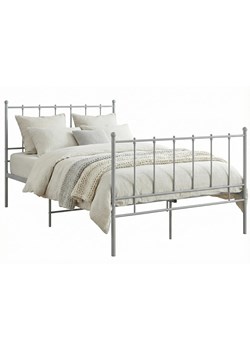 Szare metalowe łóżko industrialne120x200 cm M5-A75 ze sklepu Edinos.pl w kategorii Łóżka i materace - zdjęcie 188715943