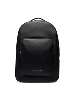 Plecak Tommy Hilfiger Th Business Leather Backpack AM0AM14162 Czarny ze sklepu eobuwie.pl w kategorii Plecaki - zdjęcie 188716521