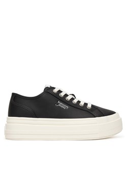 Sneakersy Tommy Jeans Tjw Flatform Sneaker Ltr EN0EN02964 Czarny ze sklepu eobuwie.pl w kategorii Buty sportowe damskie - zdjęcie 188716630