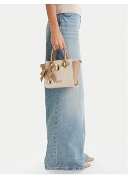 Torebka Nine West CEO-Serene-II-LX10187 Écru ze sklepu eobuwie.pl w kategorii Kuferki - zdjęcie 188716654