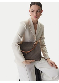 Torebka MICHAEL Michael Kors Kensington 30F3G8KT7B Brązowy ze sklepu eobuwie.pl w kategorii Torby Shopper bag - zdjęcie 188716692