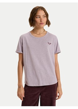 Roxy T-Shirt Oceanwave Regular Emby ERJZT06030 Fioletowy Regular Fit ze sklepu MODIVO w kategorii Bluzki damskie - zdjęcie 188717510