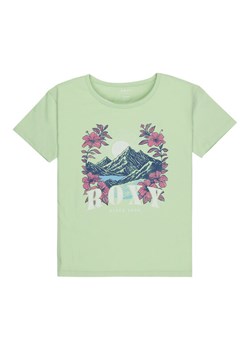 Roxy T-Shirt Lily Vintage ERGZT04140 Zielony Regular Fit ze sklepu MODIVO w kategorii Bluzki dziewczęce - zdjęcie 188717534