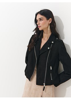 Mohito - Skórzana ramoneska - czarny ze sklepu Mohito w kategorii Kurtki damskie - zdjęcie 188718674