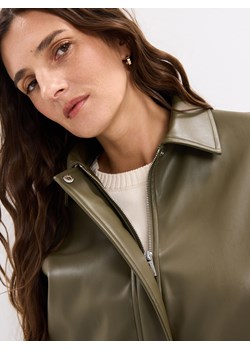 Mohito - Kurtka typu biker - oliwkowy ze sklepu Mohito w kategorii Kurtki damskie - zdjęcie 188718752