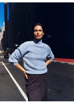 Reserved - Sweter z wełną z alpaki - jasnoniebieski ze sklepu Reserved w kategorii Swetry damskie - zdjęcie 188718852