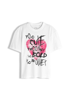 GATE Bawełniana koszulka z nadrukiem 10Y ze sklepu gateshop w kategorii Bluzki dziewczęce - zdjęcie 188718972