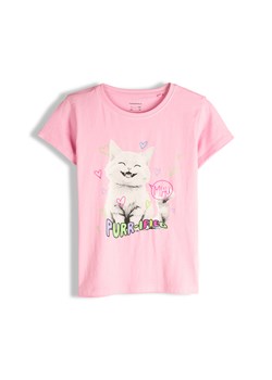 GATE Bawełniana koszulka z nadrukiem 7Y ze sklepu gateshop w kategorii Bluzki dziewczęce - zdjęcie 188719114