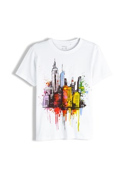 GATE Koszulka z nadrukiem 7Y ze sklepu gateshop w kategorii T-shirty chłopięce - zdjęcie 188719333