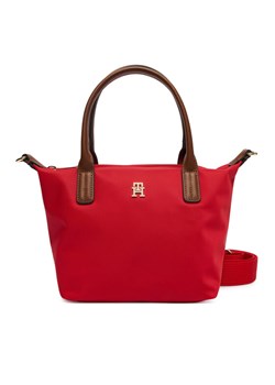 Tommy Hilfiger Torebka Popette Mini Tote AW0AW17709 Czerwony ze sklepu MODIVO w kategorii Torby Shopper bag - zdjęcie 188719842
